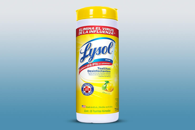 Toallitas Desinfectantes Lysol